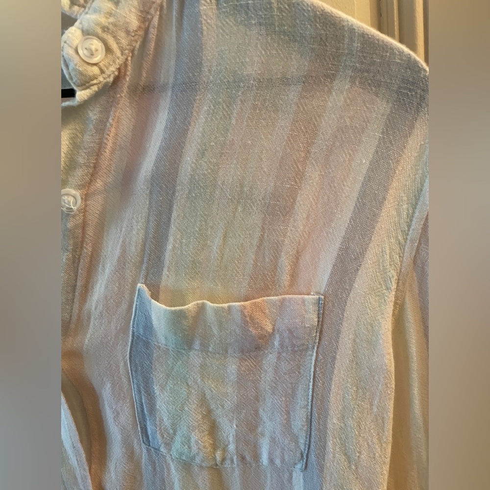 Rails Rainbow Striped Button-Down - image 3